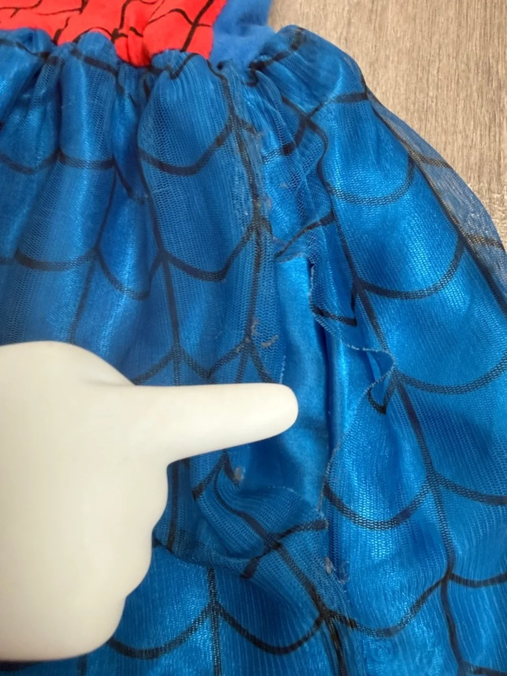 Spiderman Girls Costume Dress with Leggings and Headband Size 3t - Picture 4 of 8